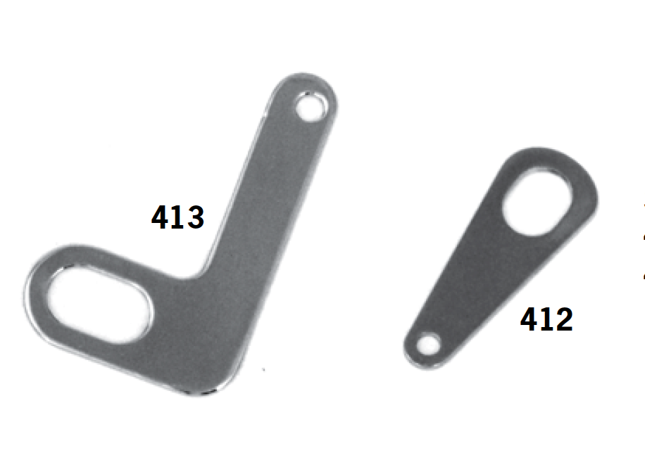 Oil Tank Chrome Support Brackets