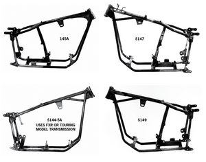 Paughco Straight Leg Style Swingarm Frames