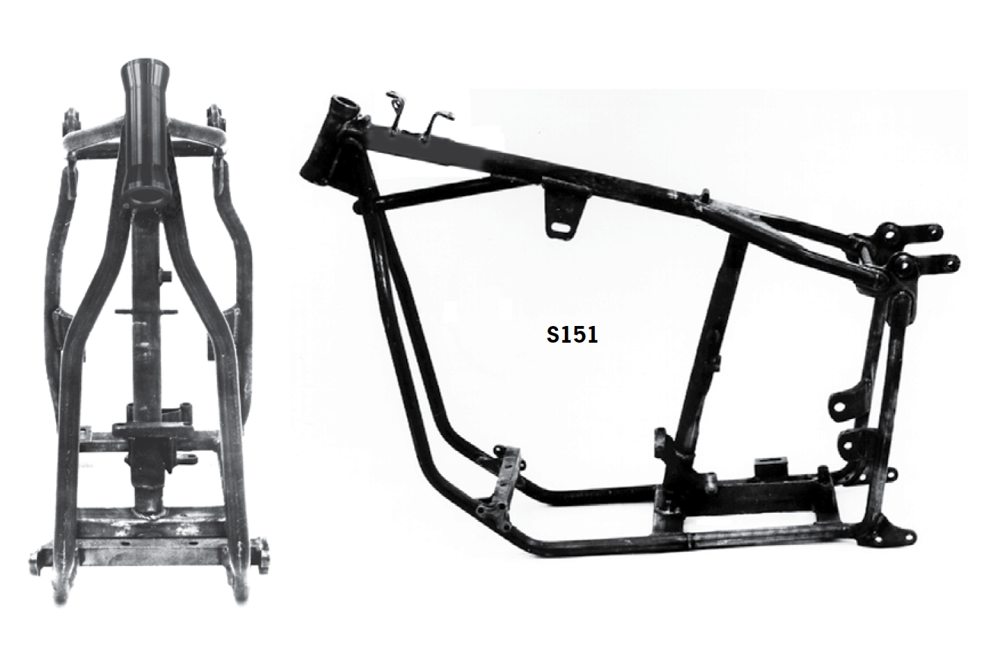 Paughco Wishbone Style Swingarm Frames