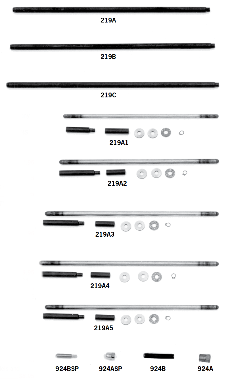 Clutch Pushrods And Adjusters For Big Twins And Sportsters